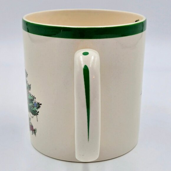 Vintage Spode Tom & Jerry Christmas Tree Coffee Tea Mugs Santa Set Of 4 Read - Picture 5 of 16